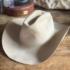 Stetson 30x Beaver Western Vintage Cowboy Felt Hat 7 1/4 58 Kemosabe Rare Tan